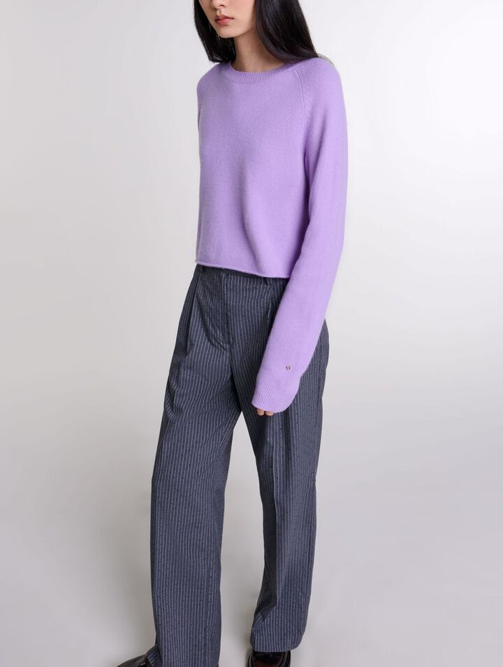 Maglione corto in cashmere