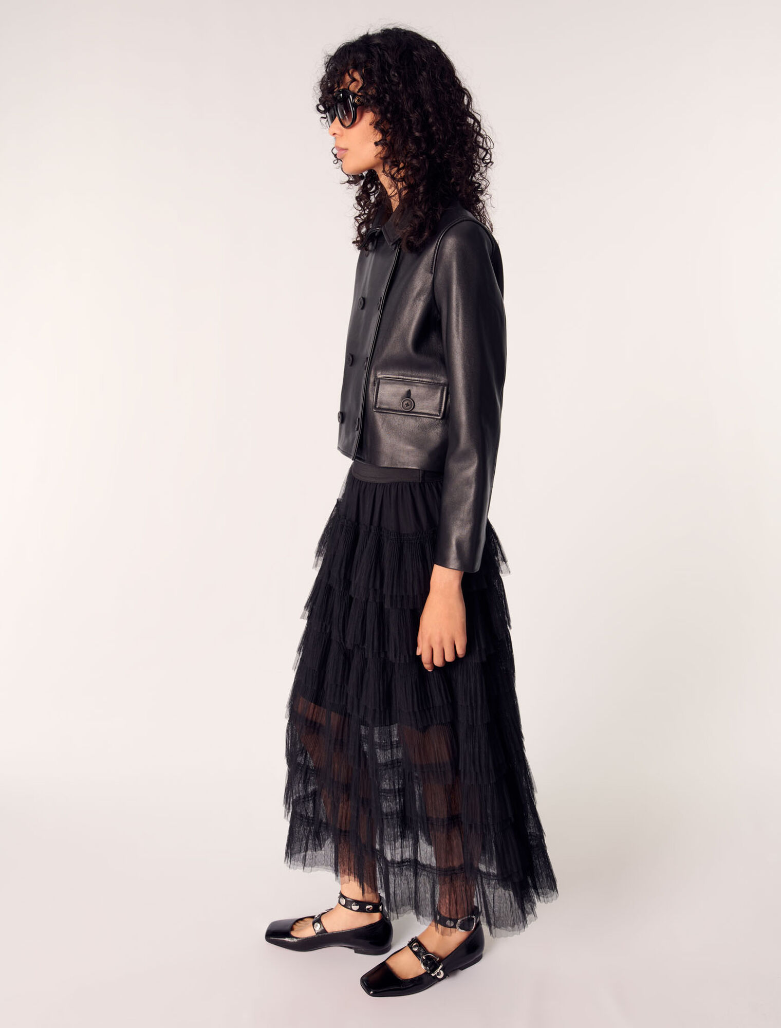 Gonna midi in tulle