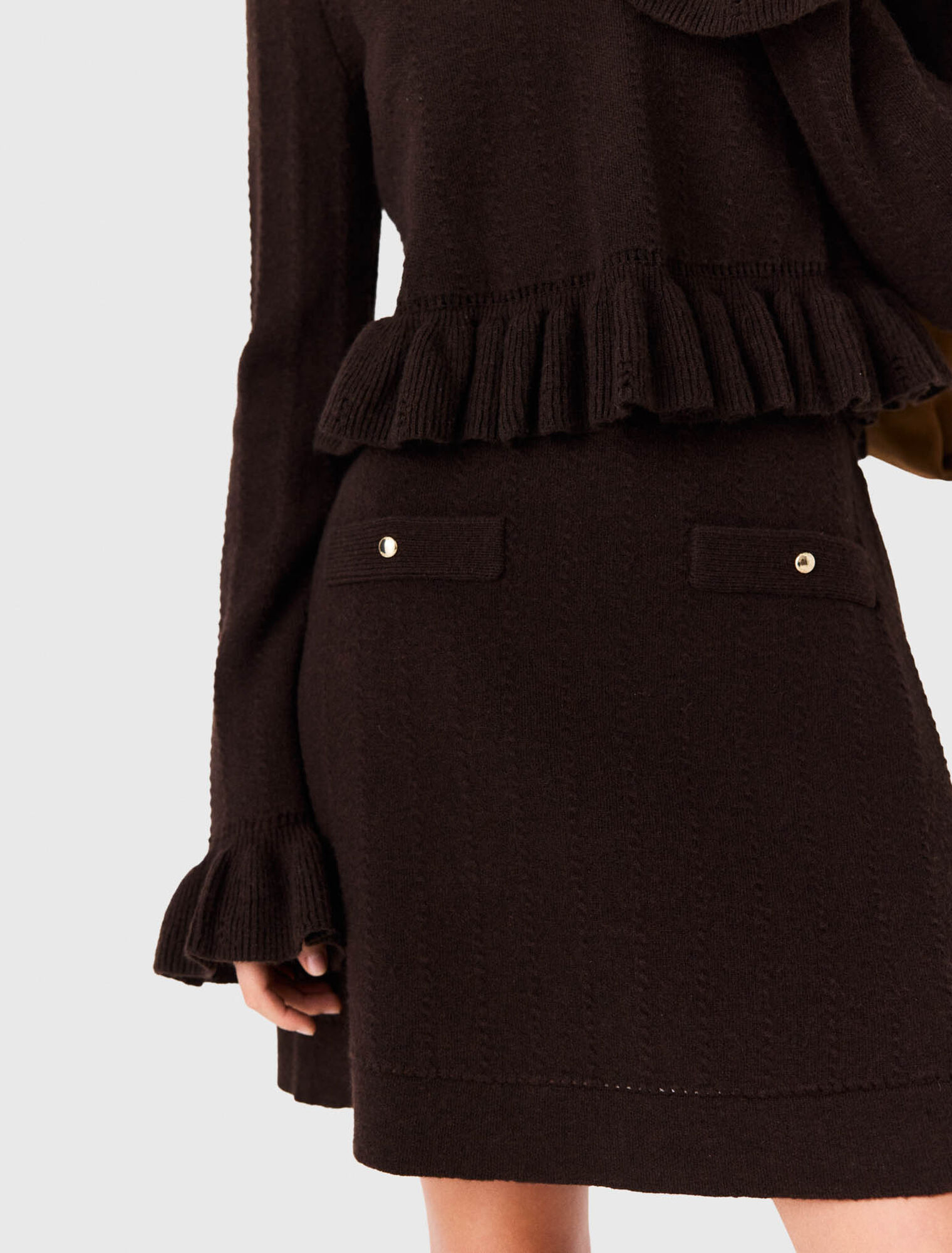 Abito in maglia con pull rimovibile