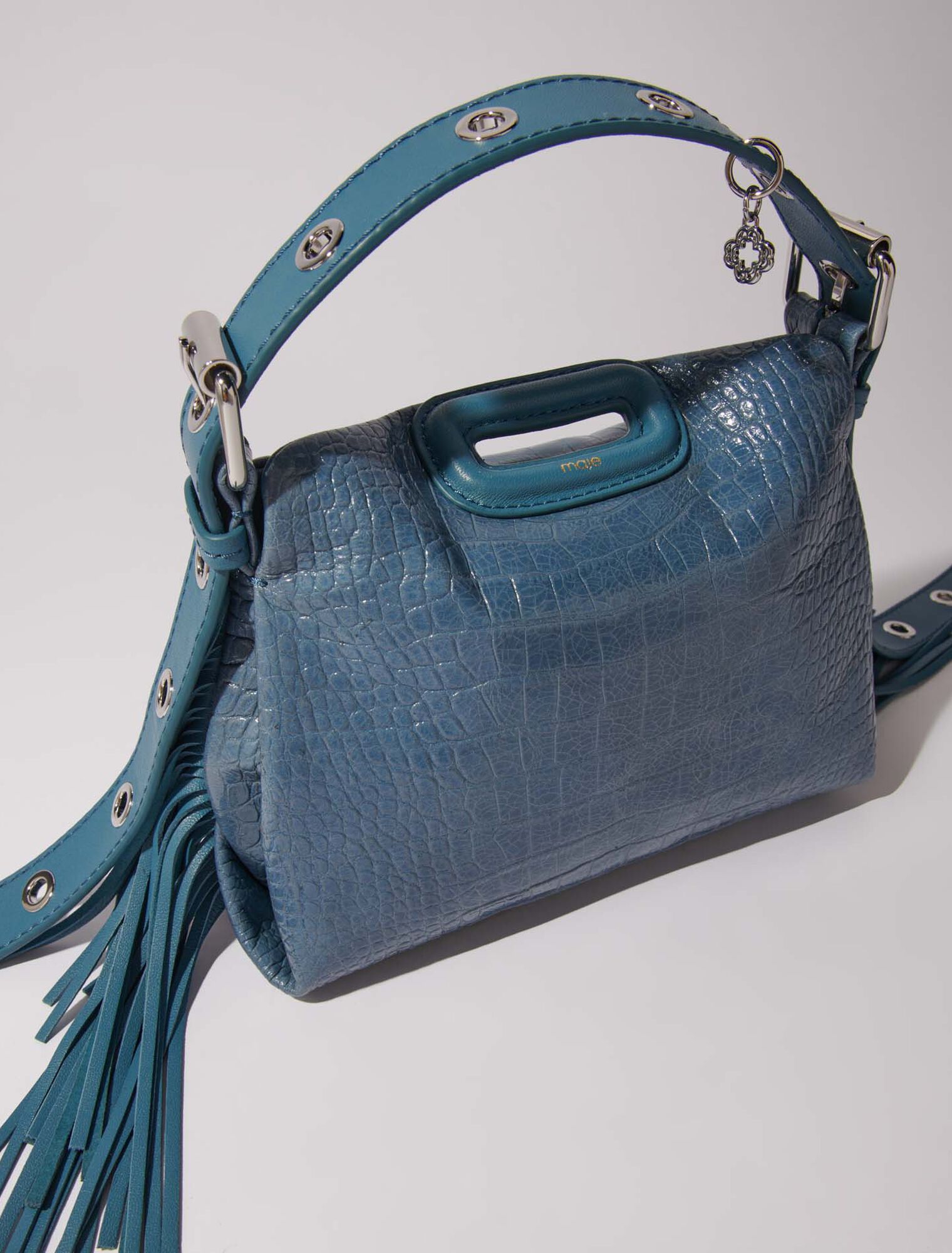 Borsa Miss M Mini pelle coccodrillo