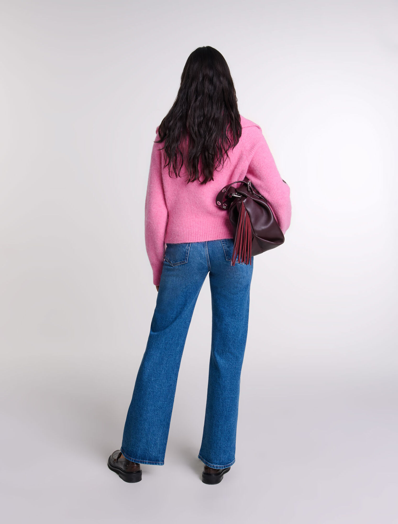 Cardigan in misto lana