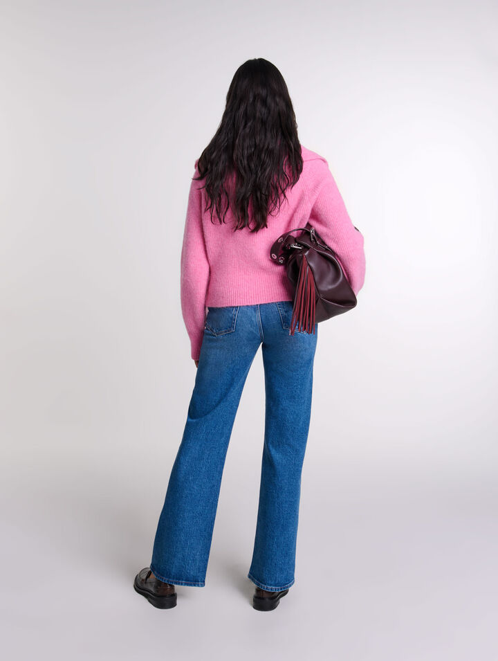 Cardigan in misto lana