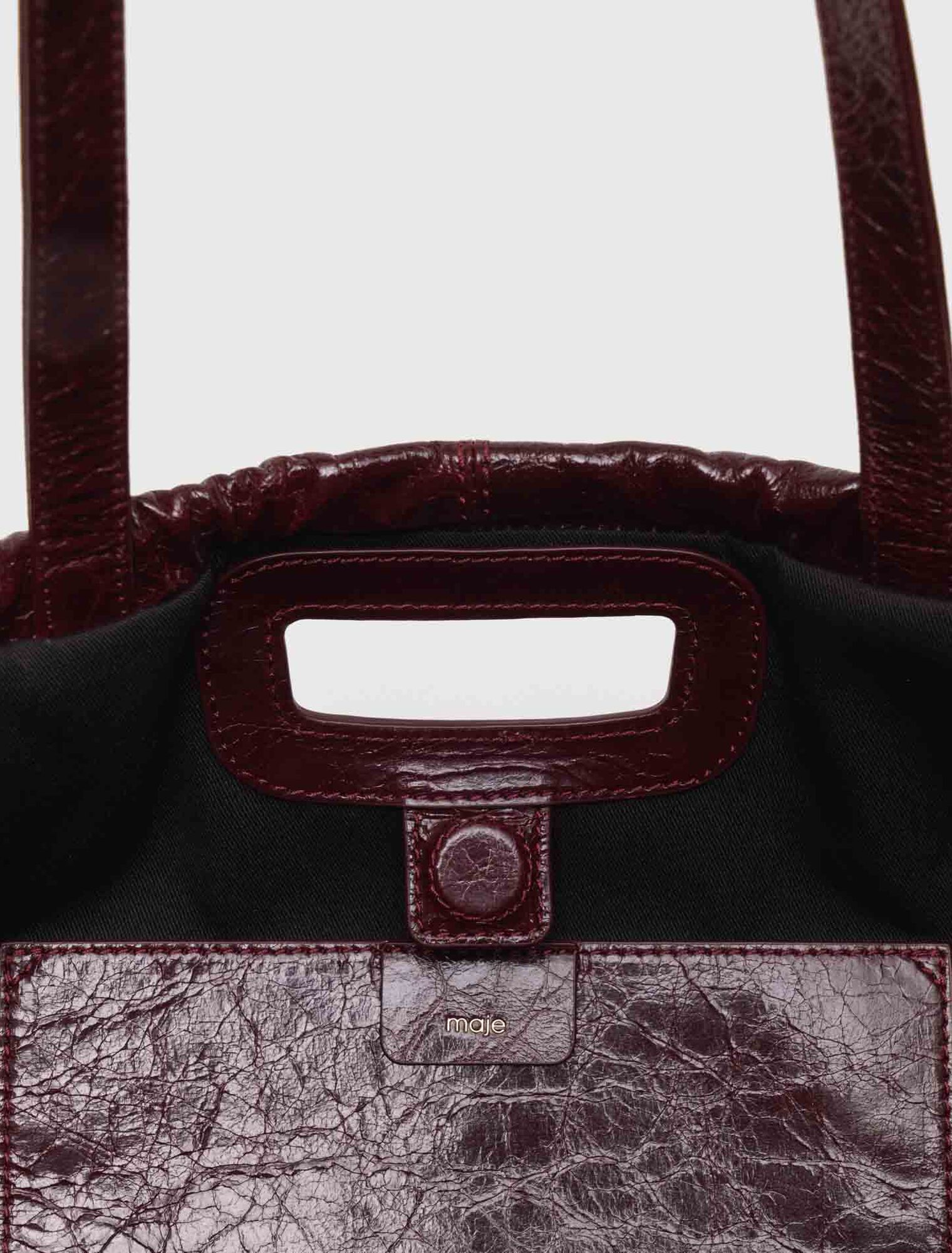 Borsa Miss M tote bag craquelé