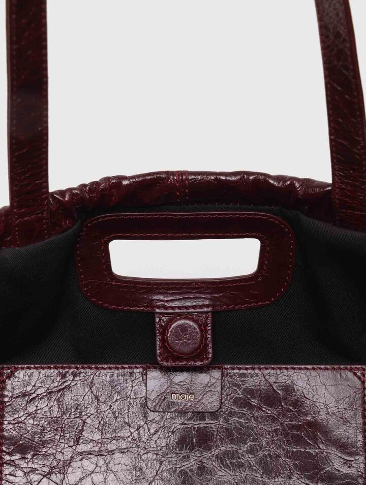 Borsa Miss M tote bag craquelé