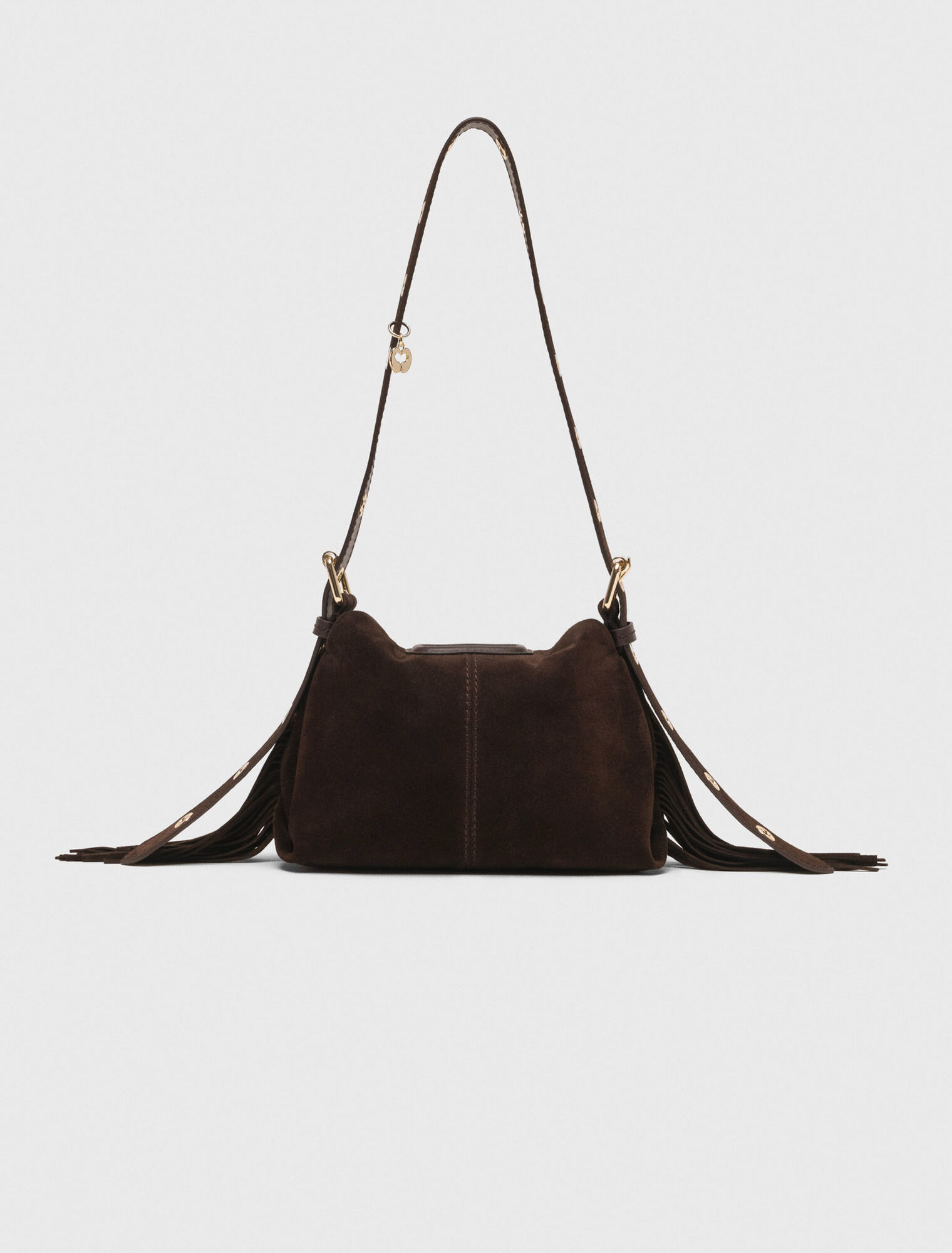 Borsa Miss M mini in pelle scamosciata