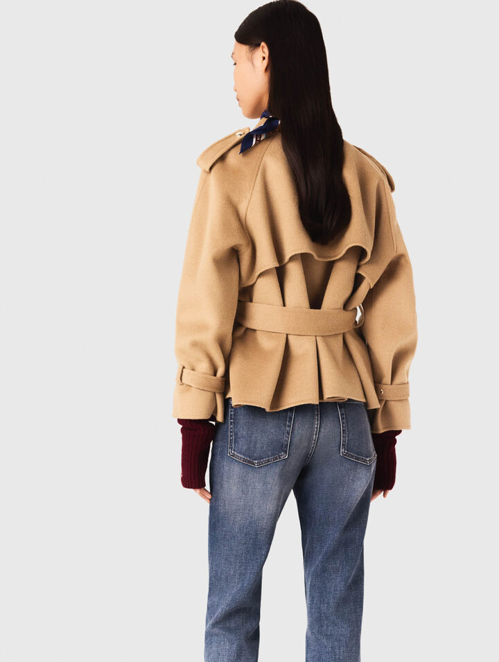 Cappotto corto double face