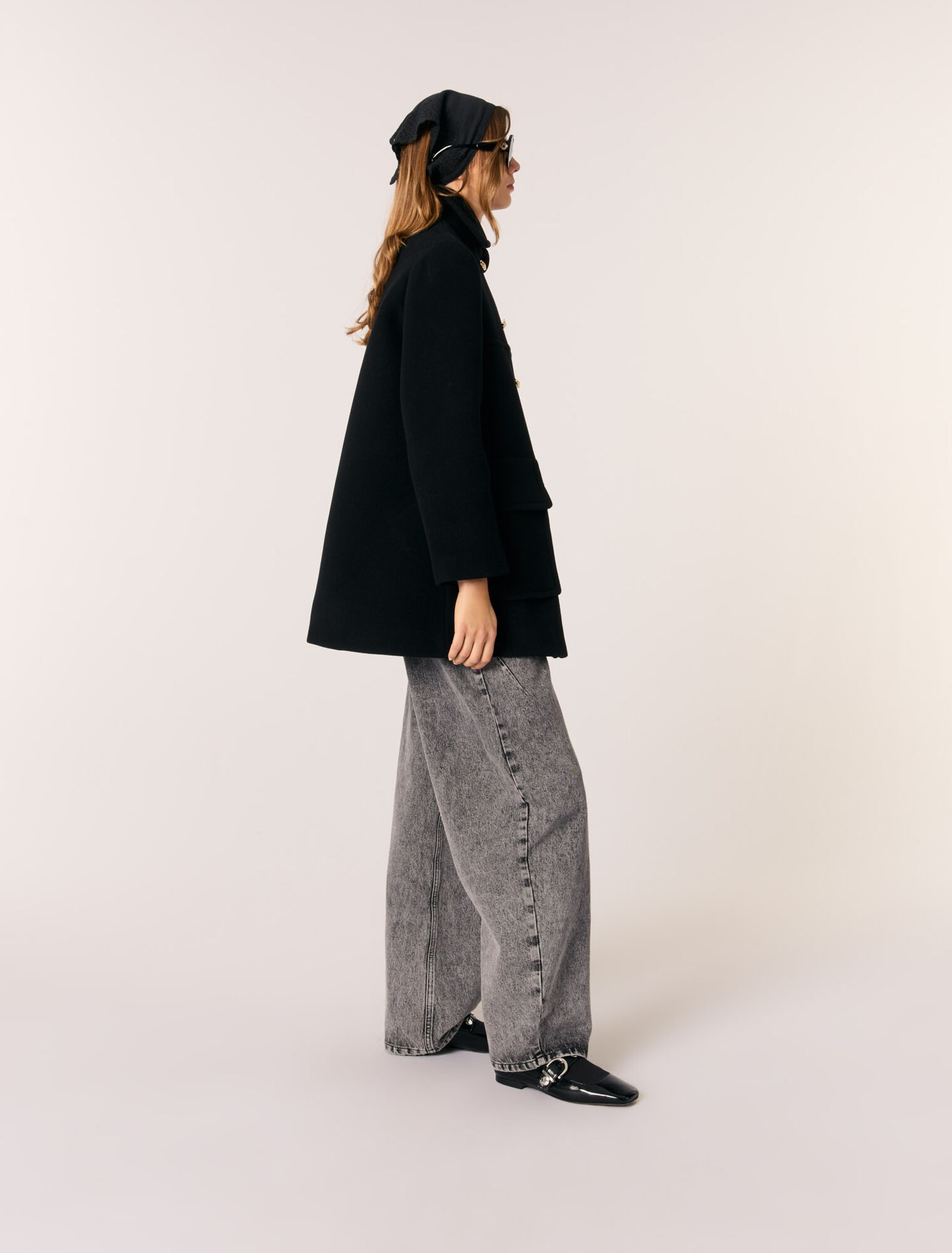Cappotto in lana mélange