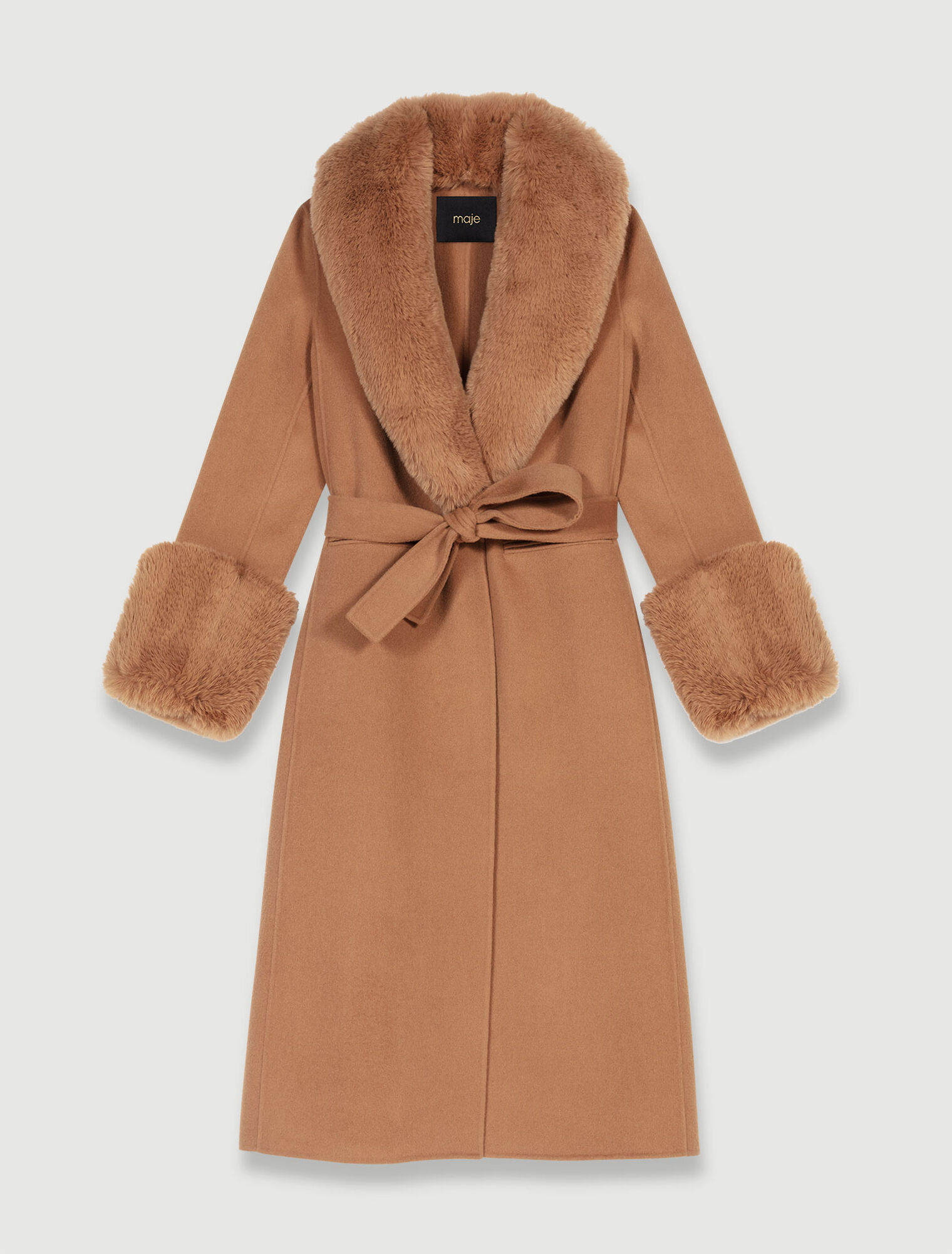 Cappotto lungo in lana