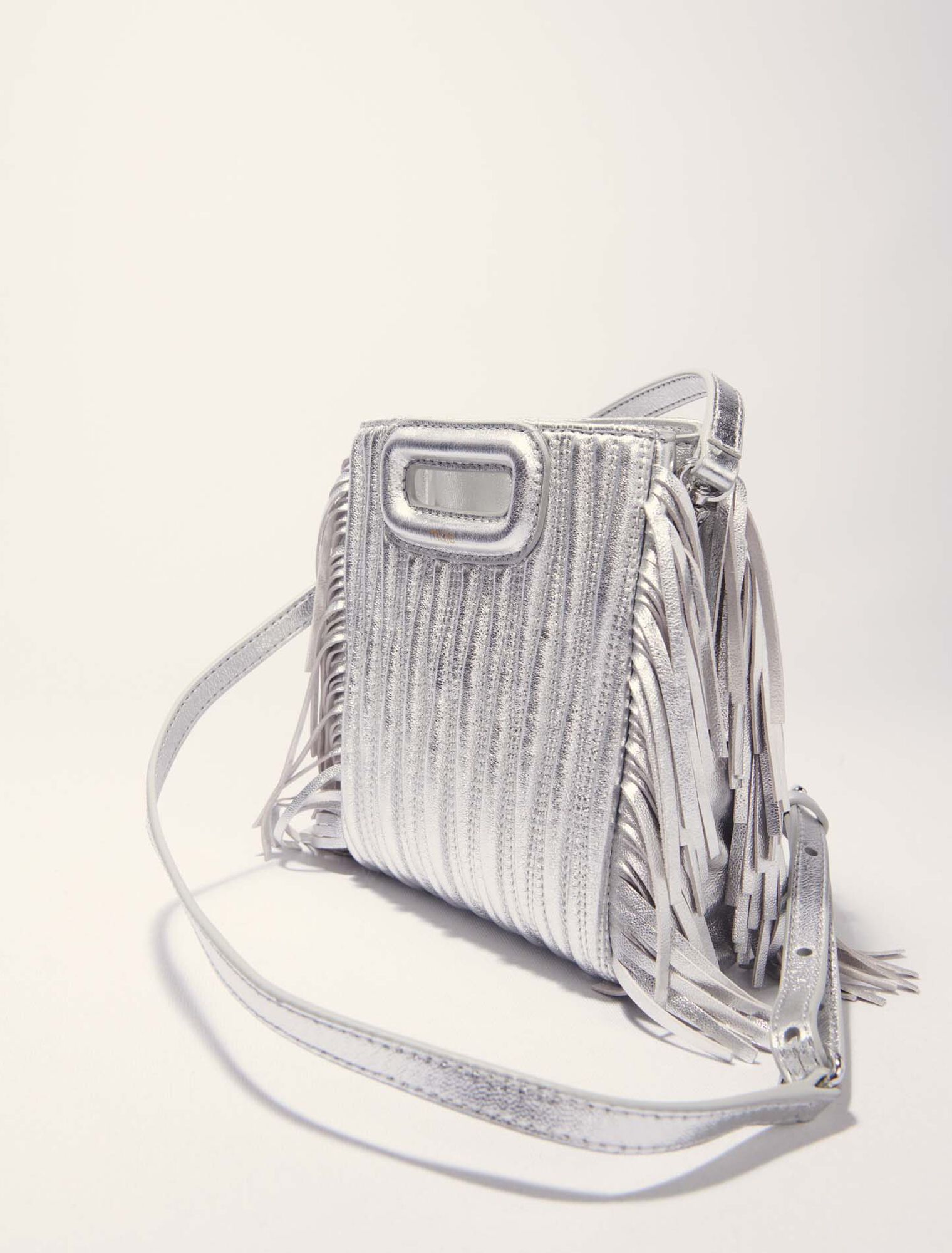 Borsa M Mini pelle trapuntata metal