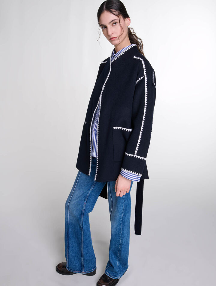 Cappotto corto double face