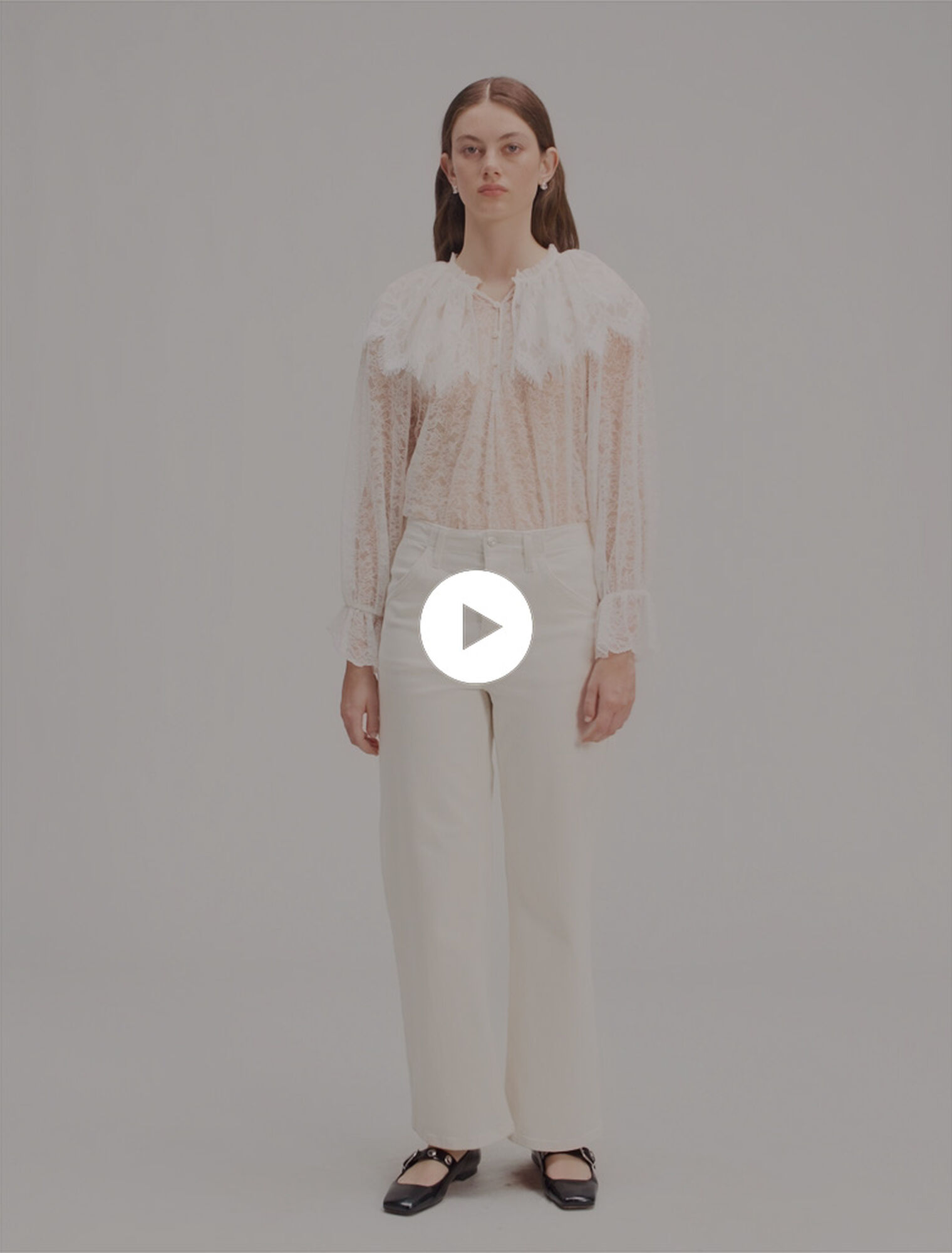 Jeans con taglio carpenter