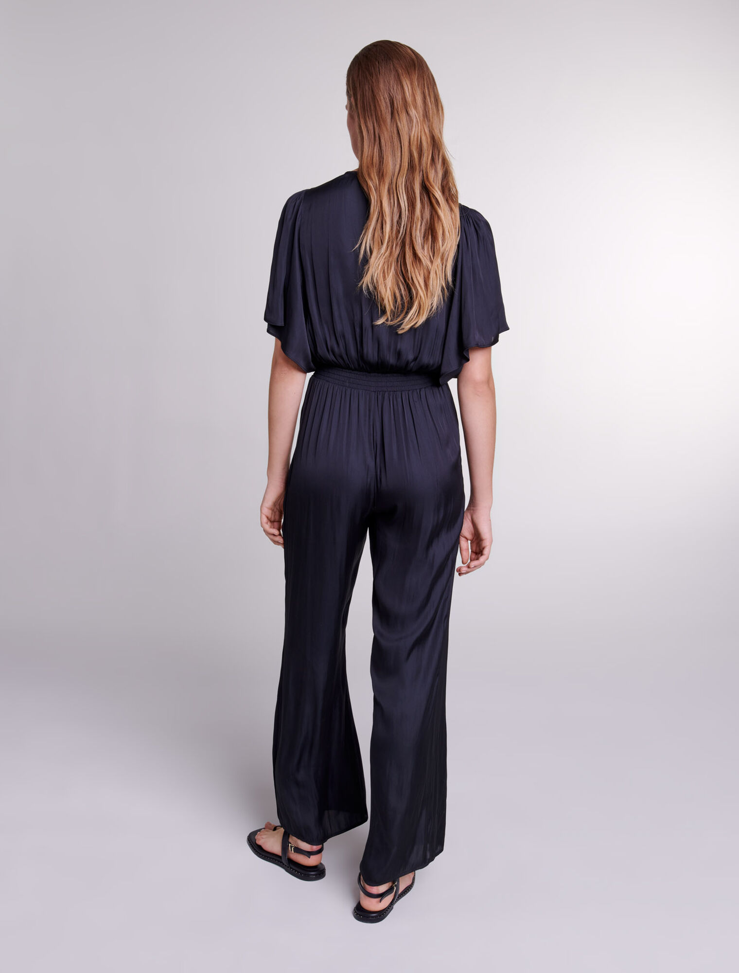 Tuta jumpsuit satinata
