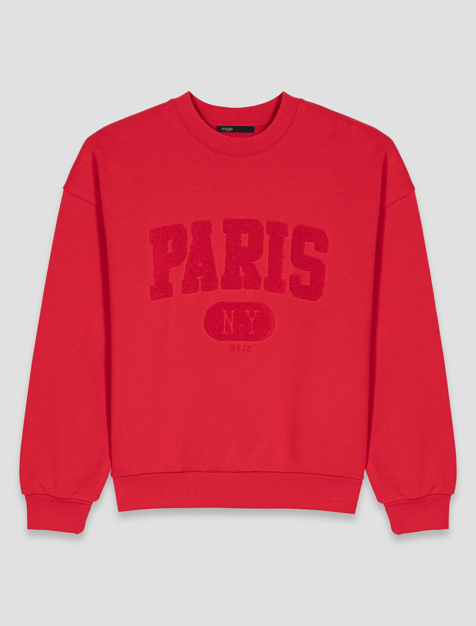 Felpa con scritta PARIS NY