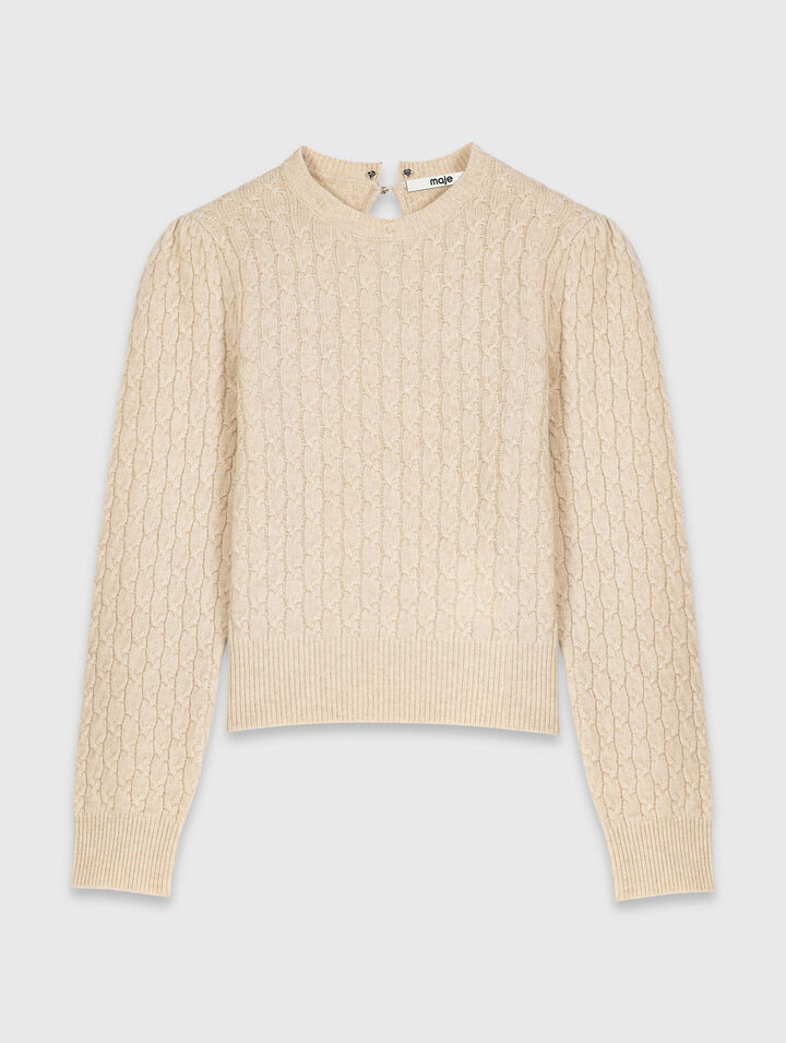 Pull collo rimovibile in popeline