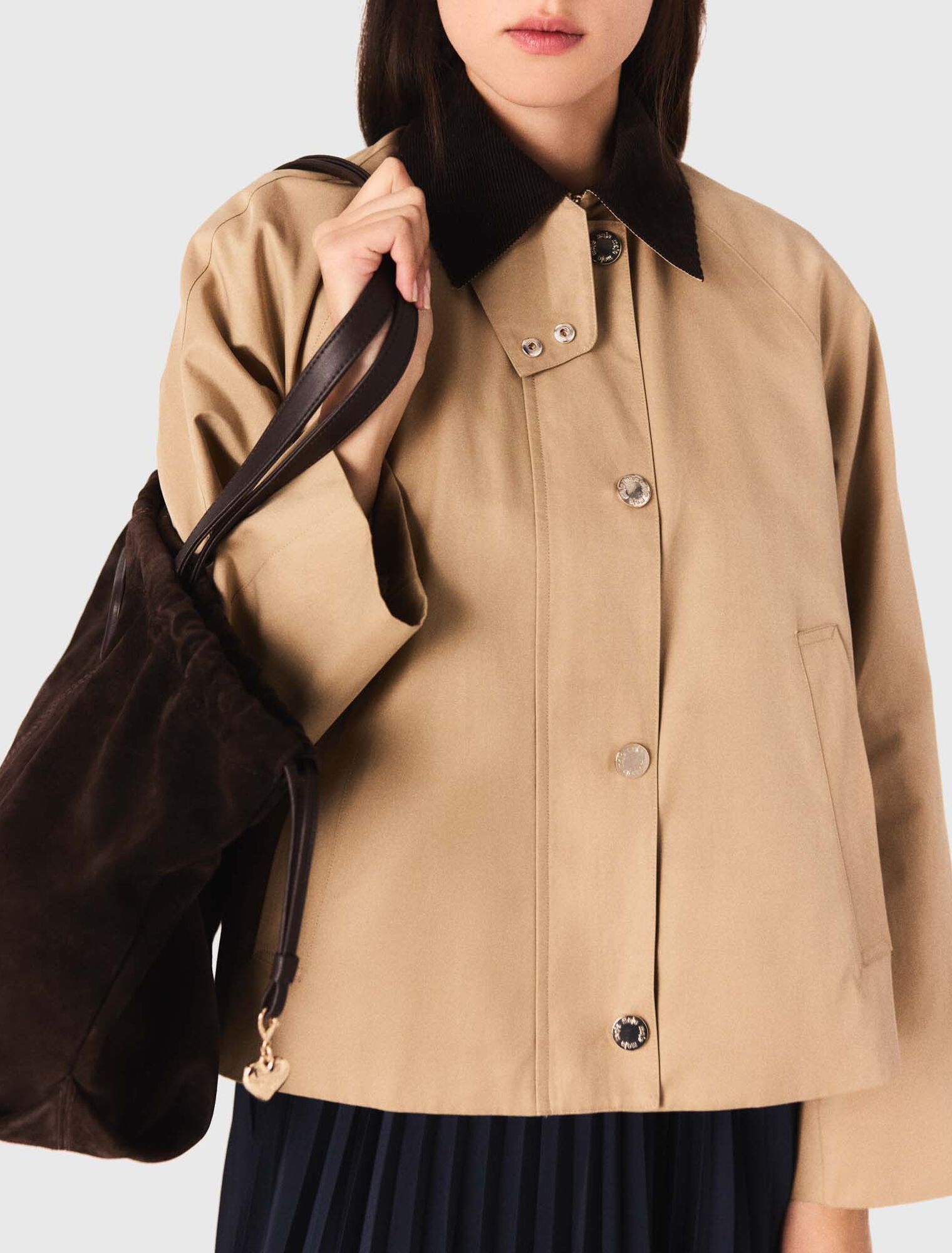 Borsa Miss M in pelle scamosciata