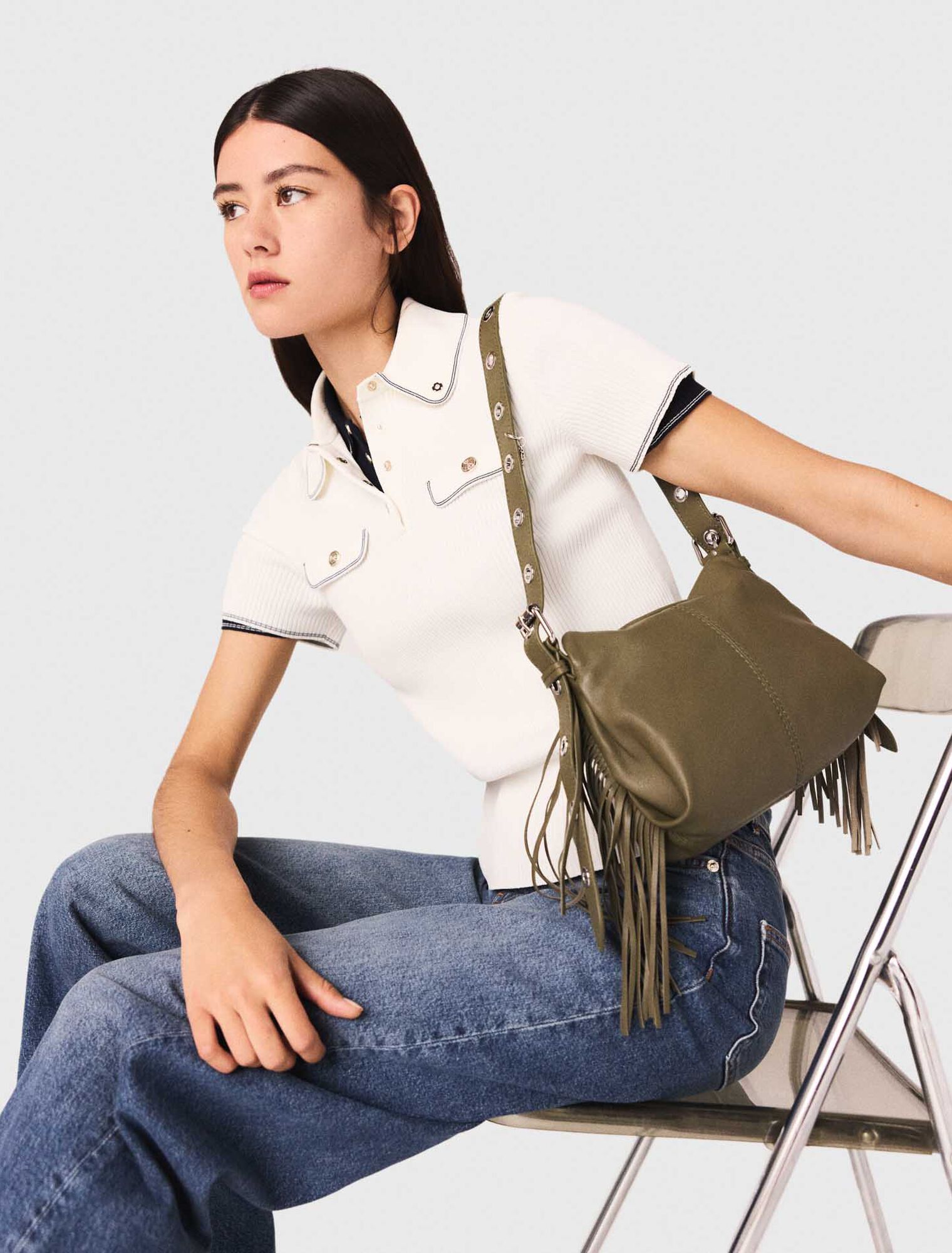 Borsetta Miss M in pelle liscia