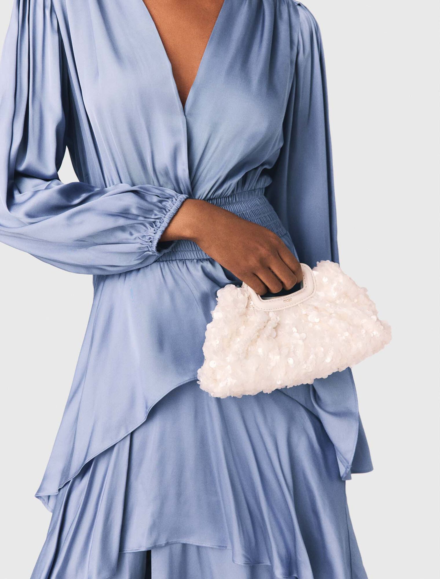 Milpli mini Clutch in paillettes