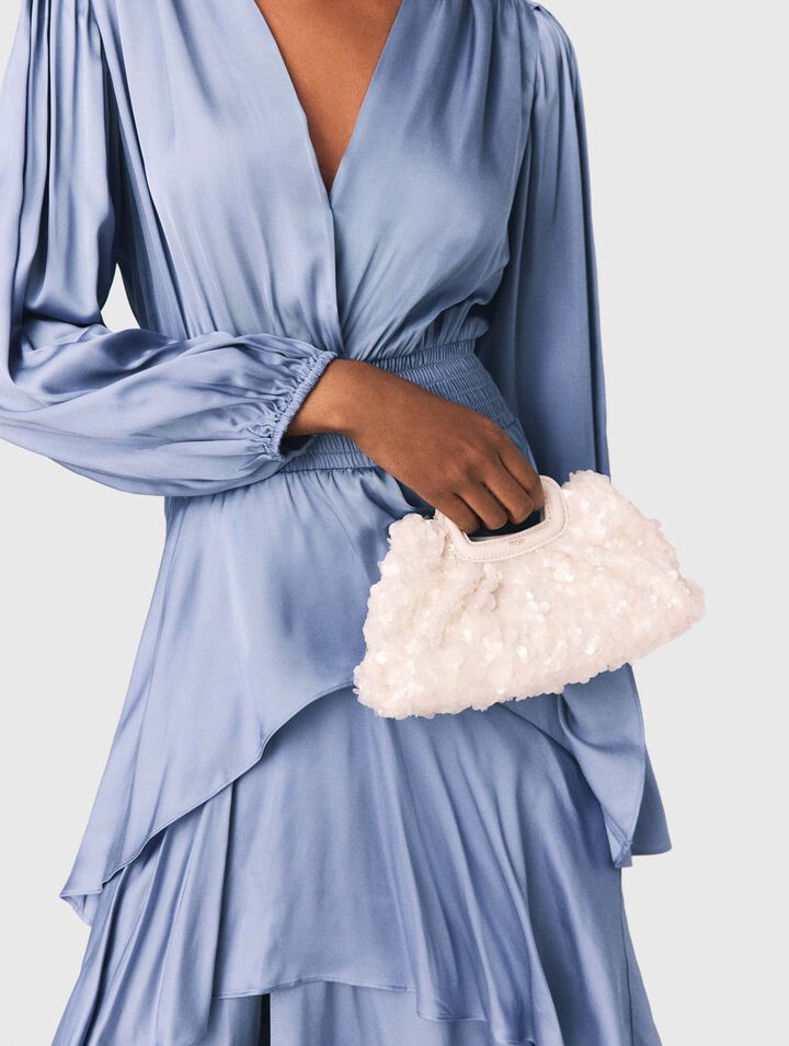 Milpli mini Clutch in paillettes