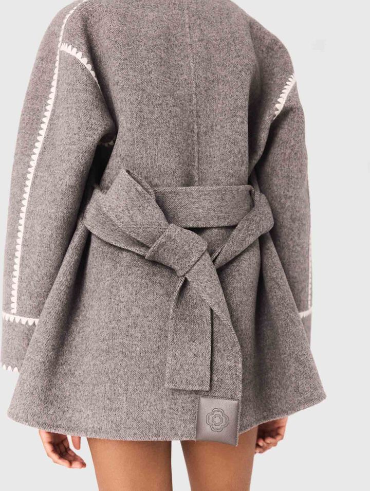 Cappotto corto double face