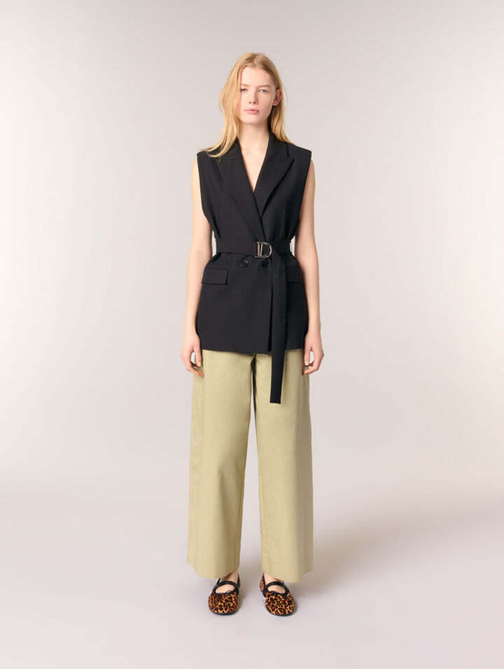 Giacca da tailleur senza maniche 