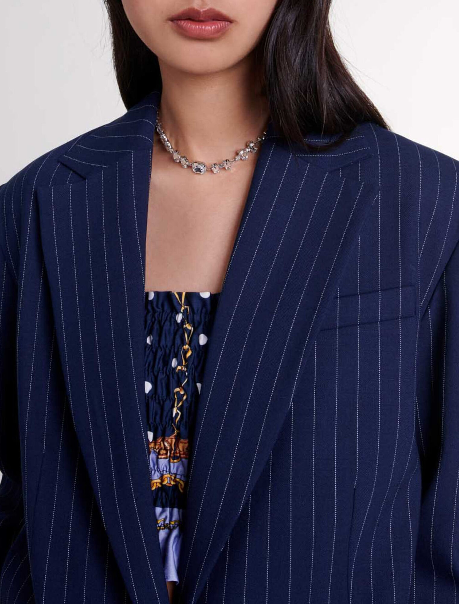 Giacca da tailleur a righe