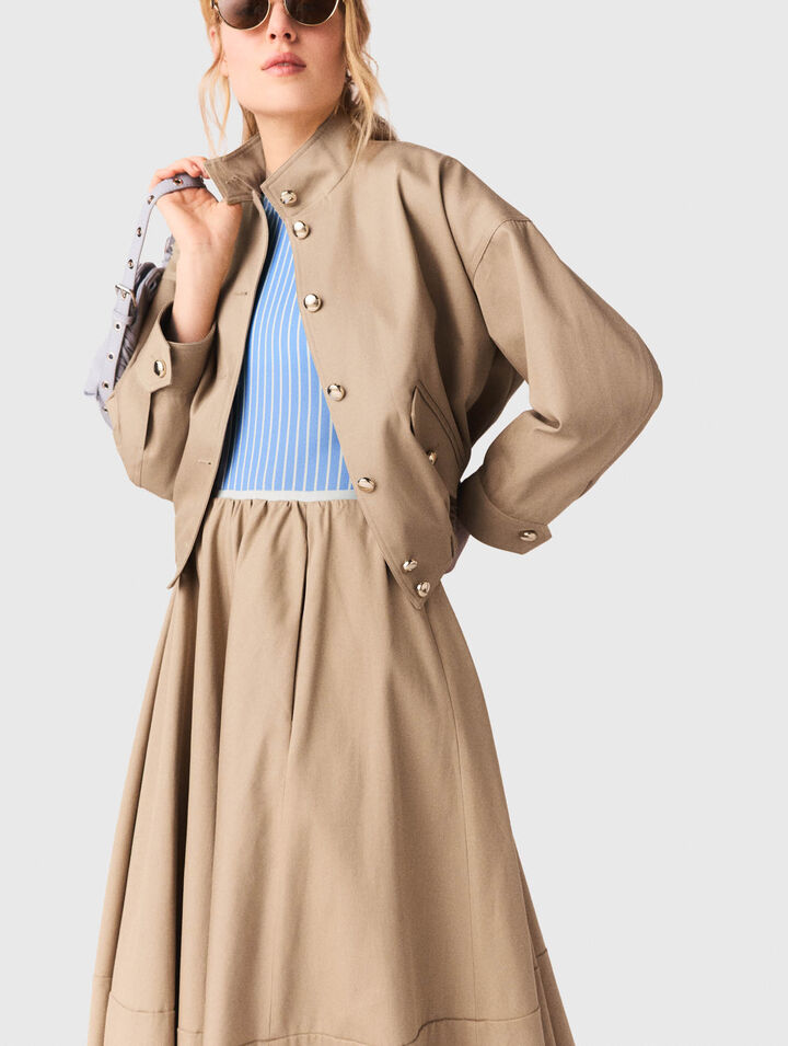 Giubbotto bomber in cotone