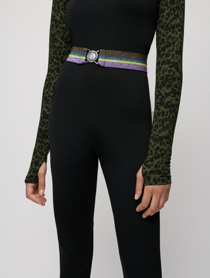 Mini crop top stampato