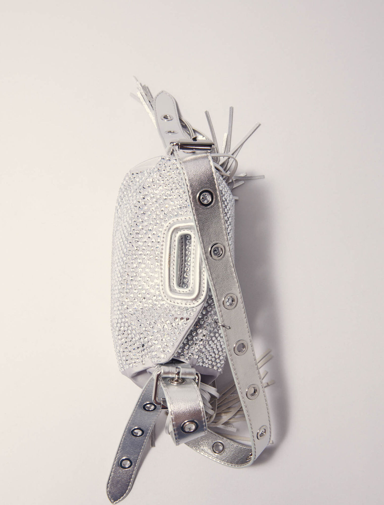 Borsa Miss M Mini metal con strass