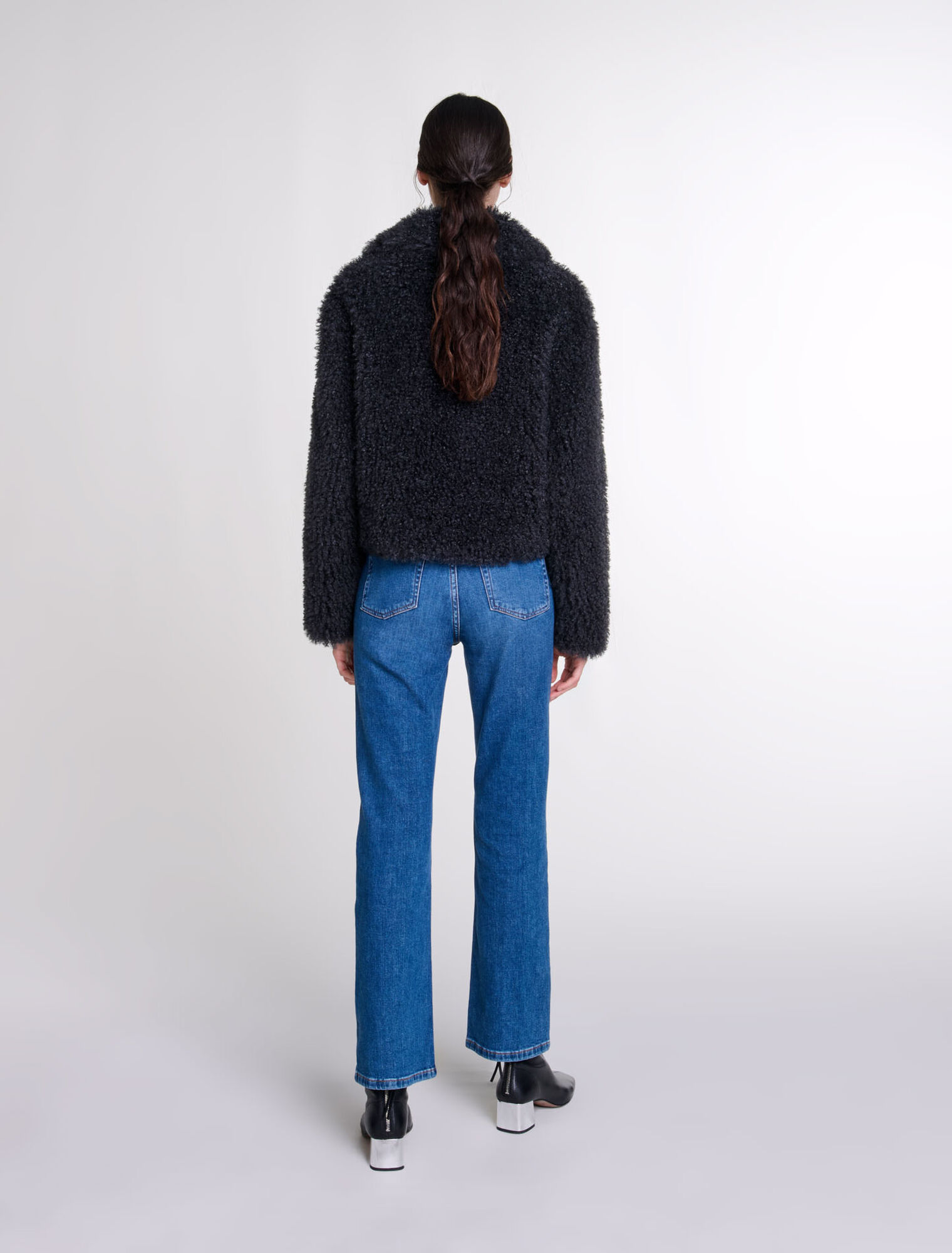 Cappotto corto in spugna