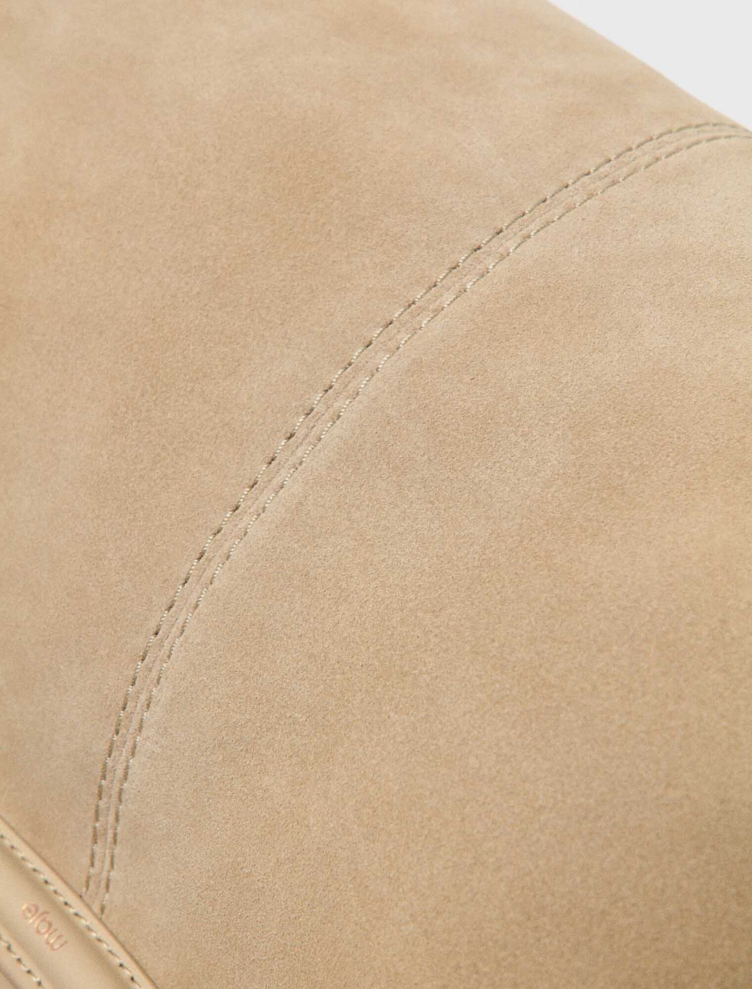 Tote bag Milpli in camoscio