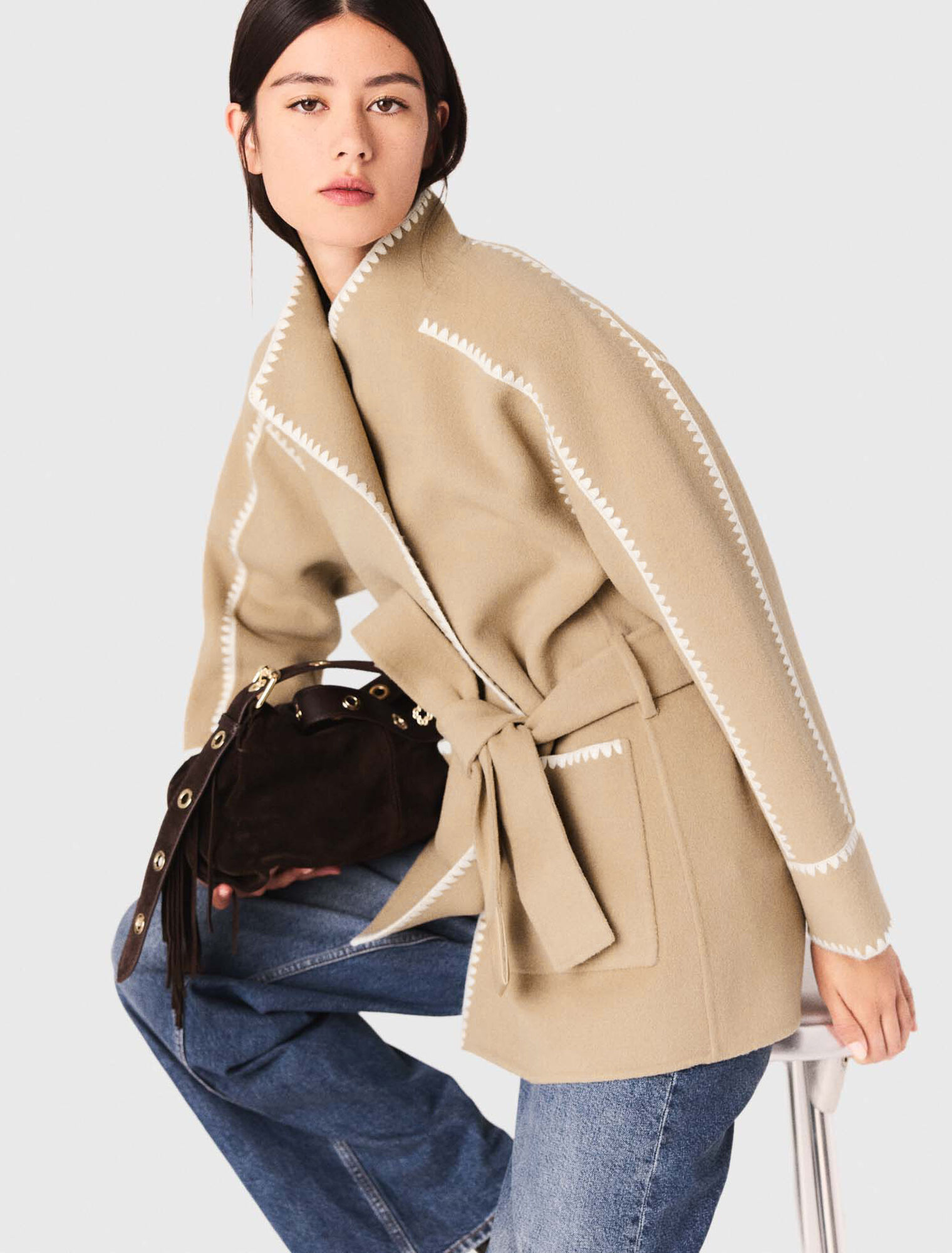 Cappotto corto double face