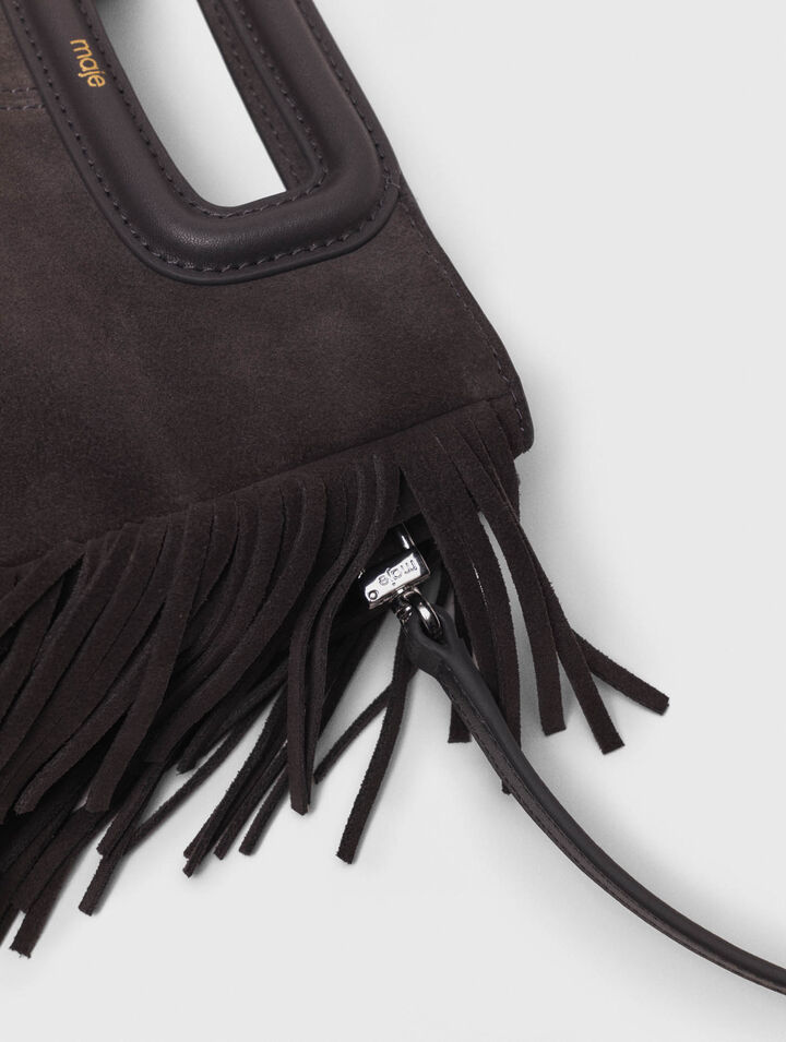 Borsa M in pelle scamosciata