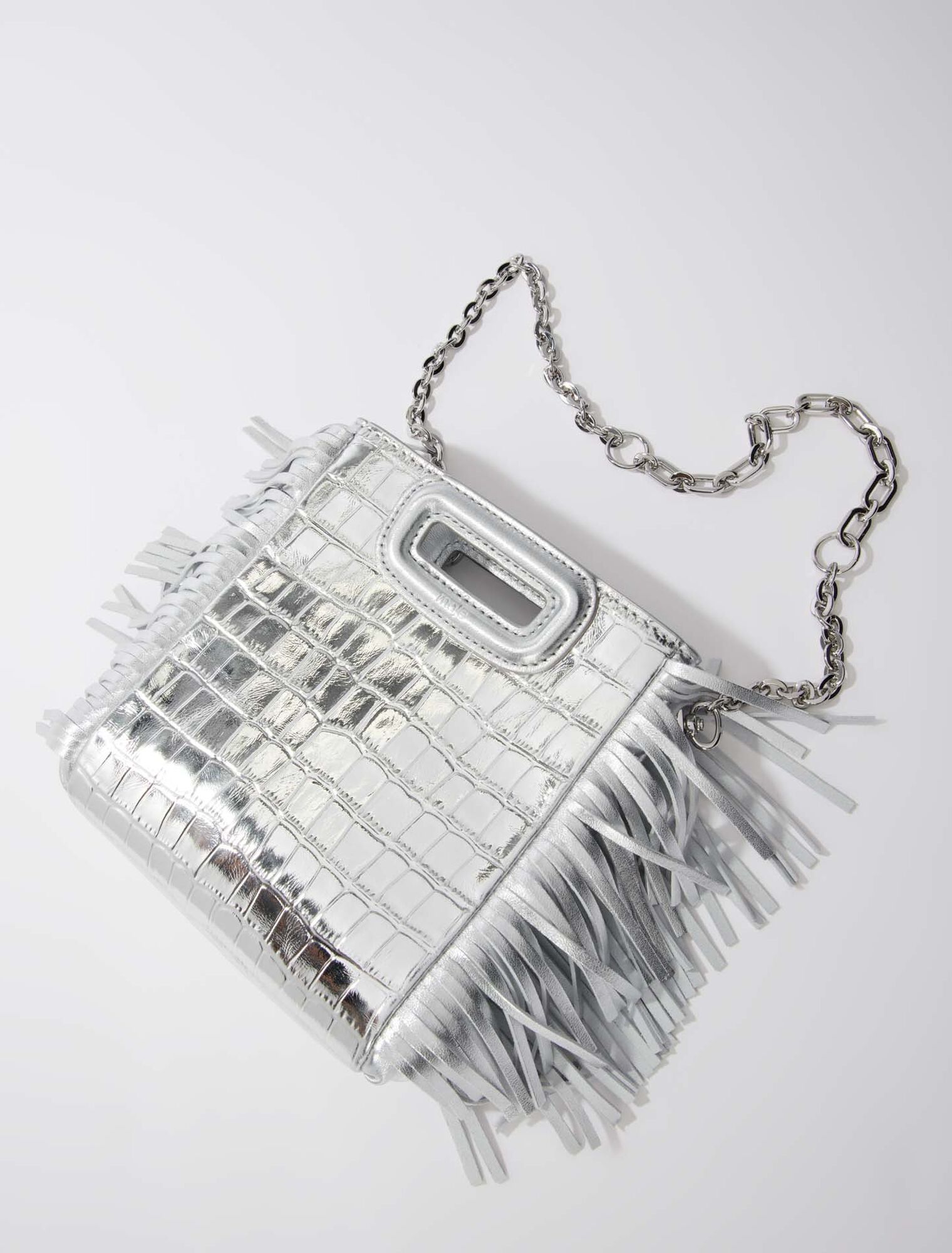Borsa M Mini in pelle di coccodrillo