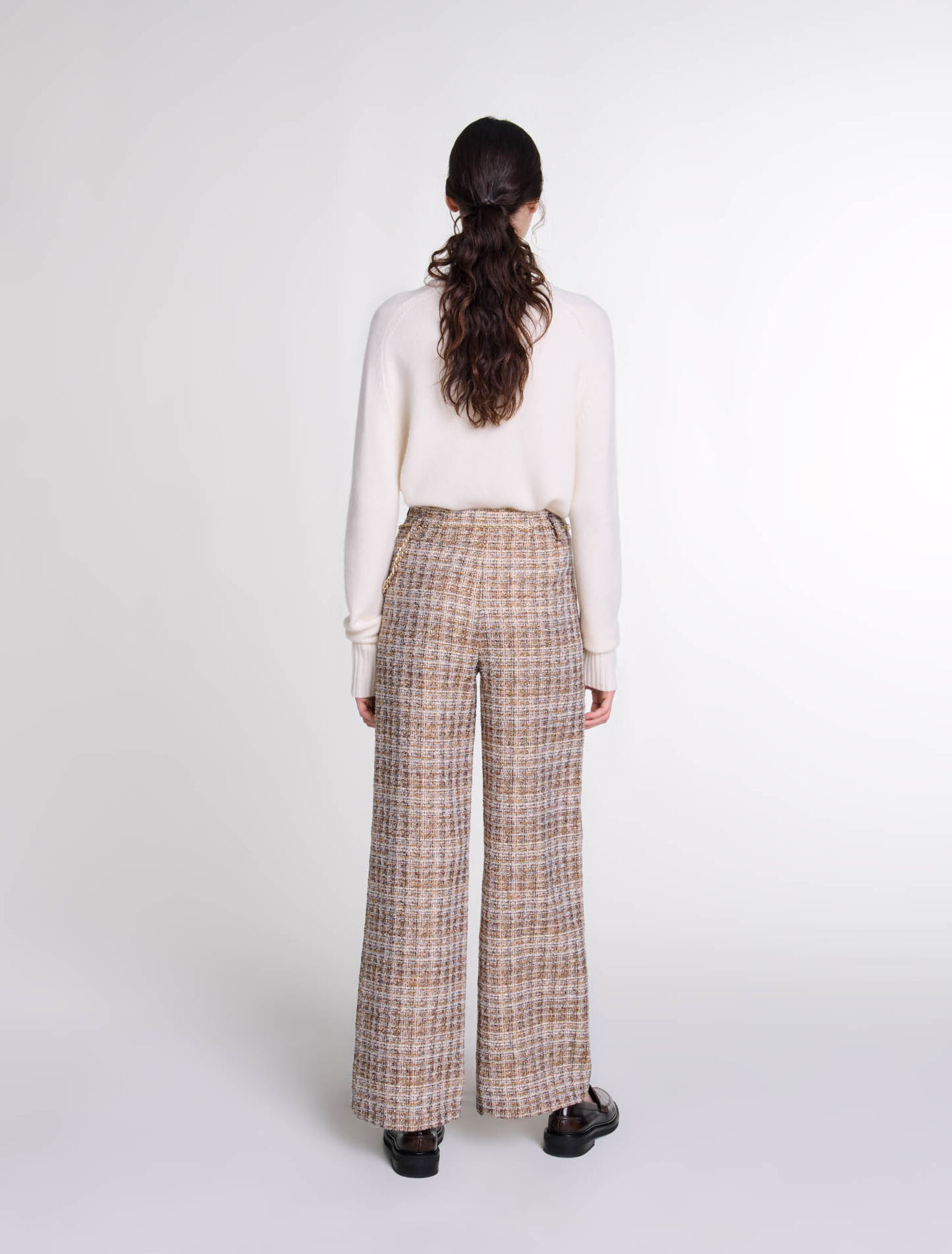 Pantaloni in tweed