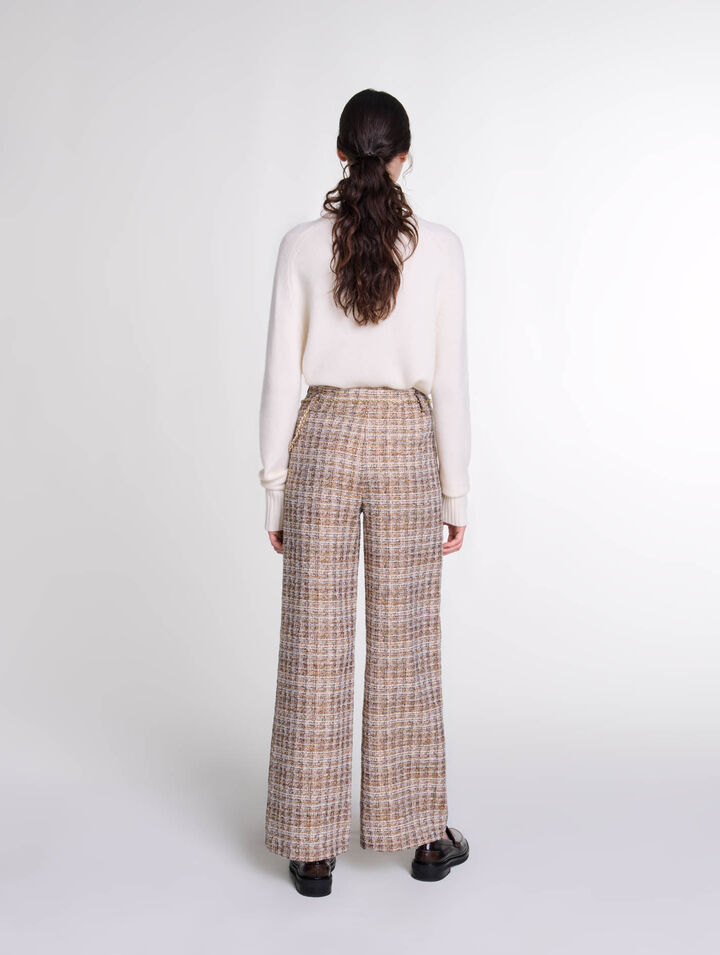 Pantaloni in tweed