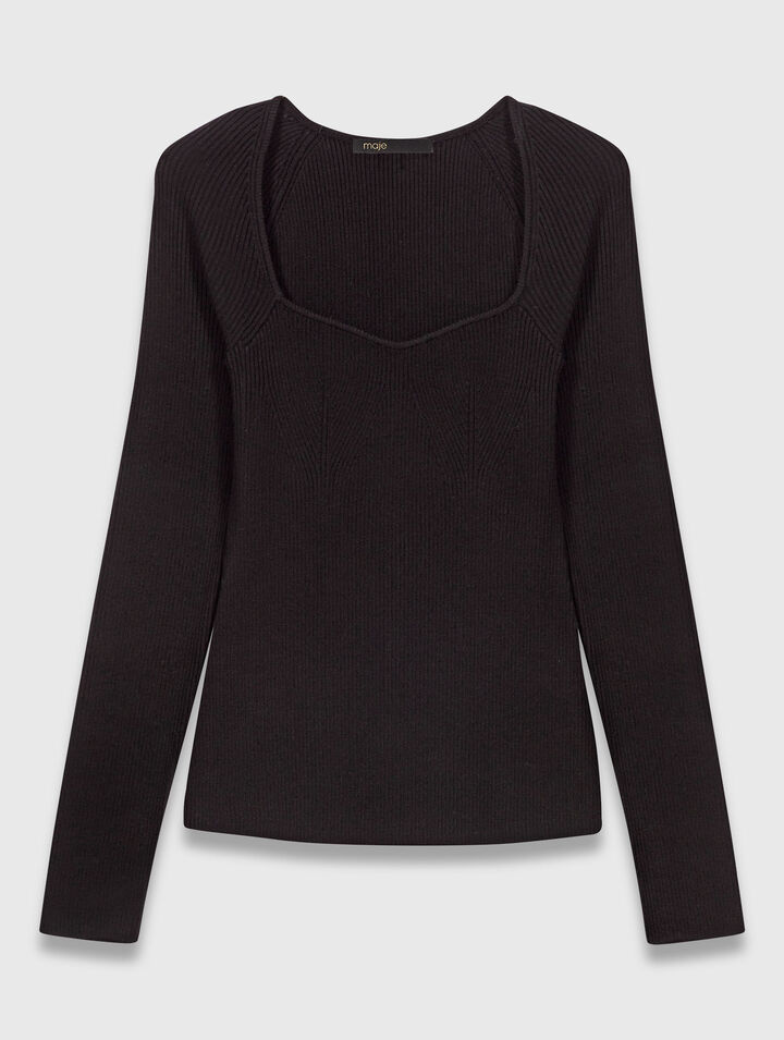 Maglione a coste