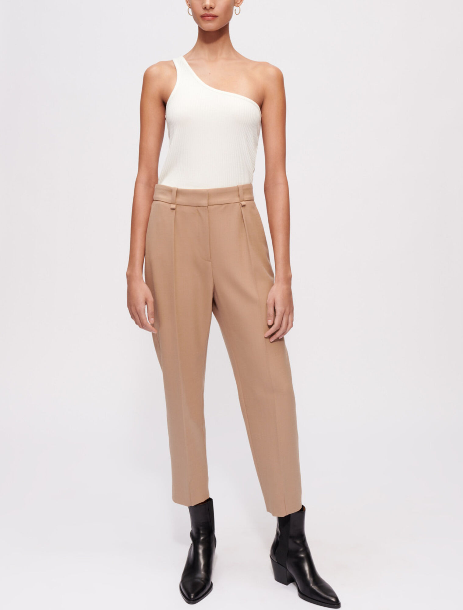 Pantaloni da abito plissettati