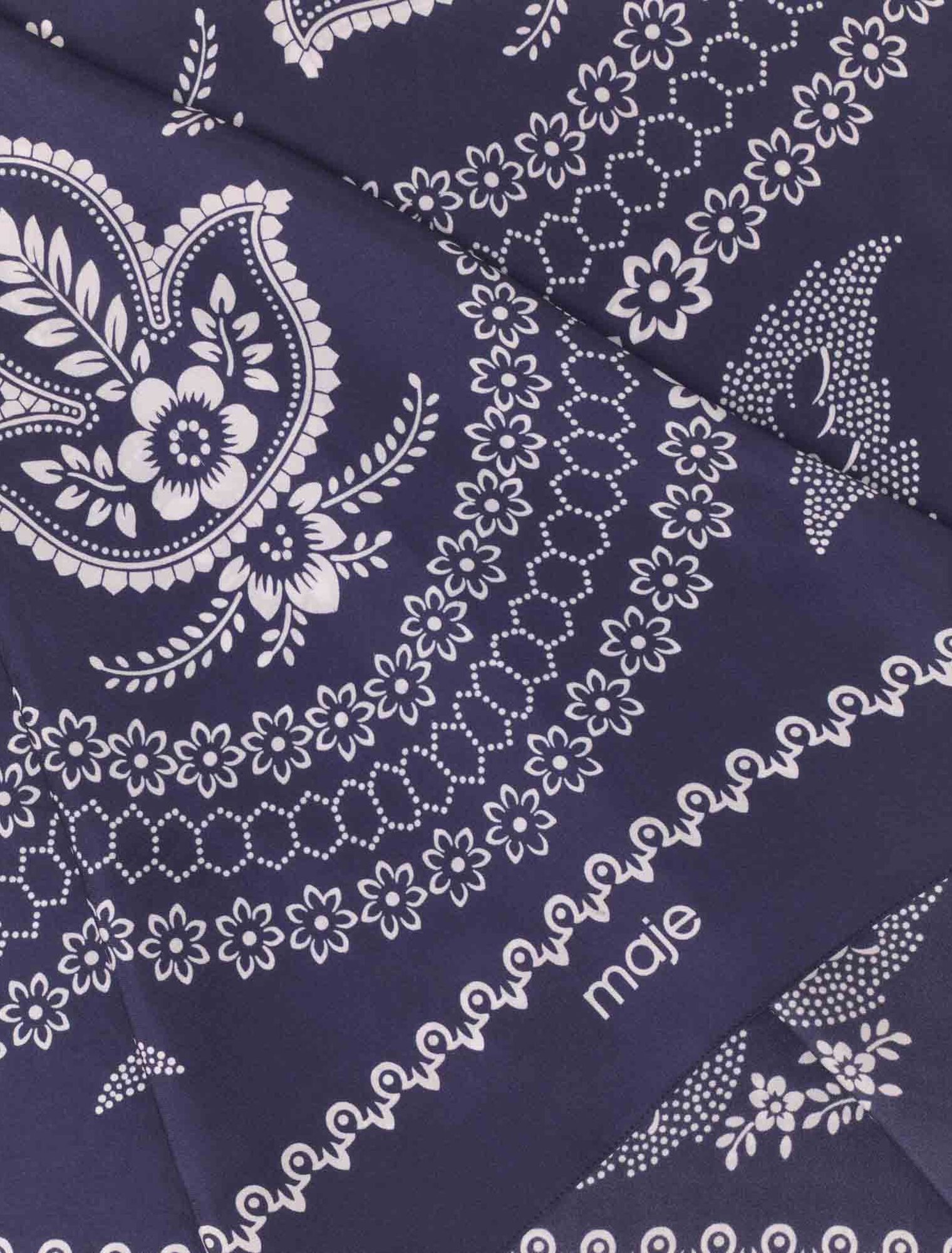 Foulard 90x90 in seta stampata