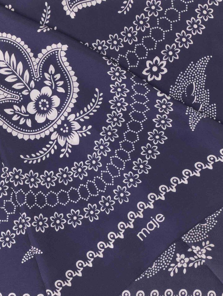 Foulard 90x90 in seta stampata