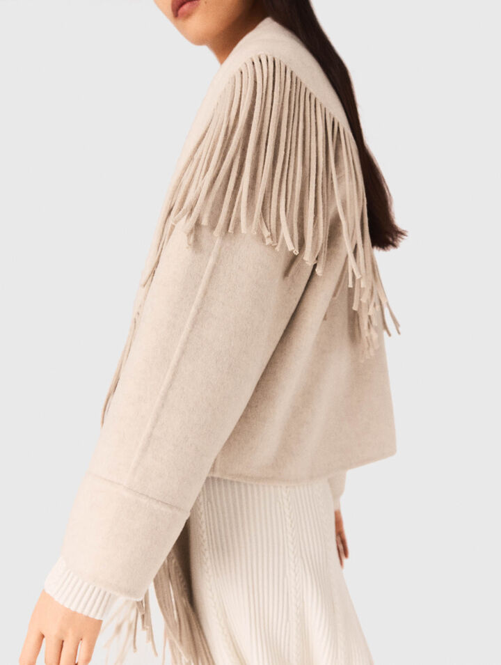 Cappotto corto in lana