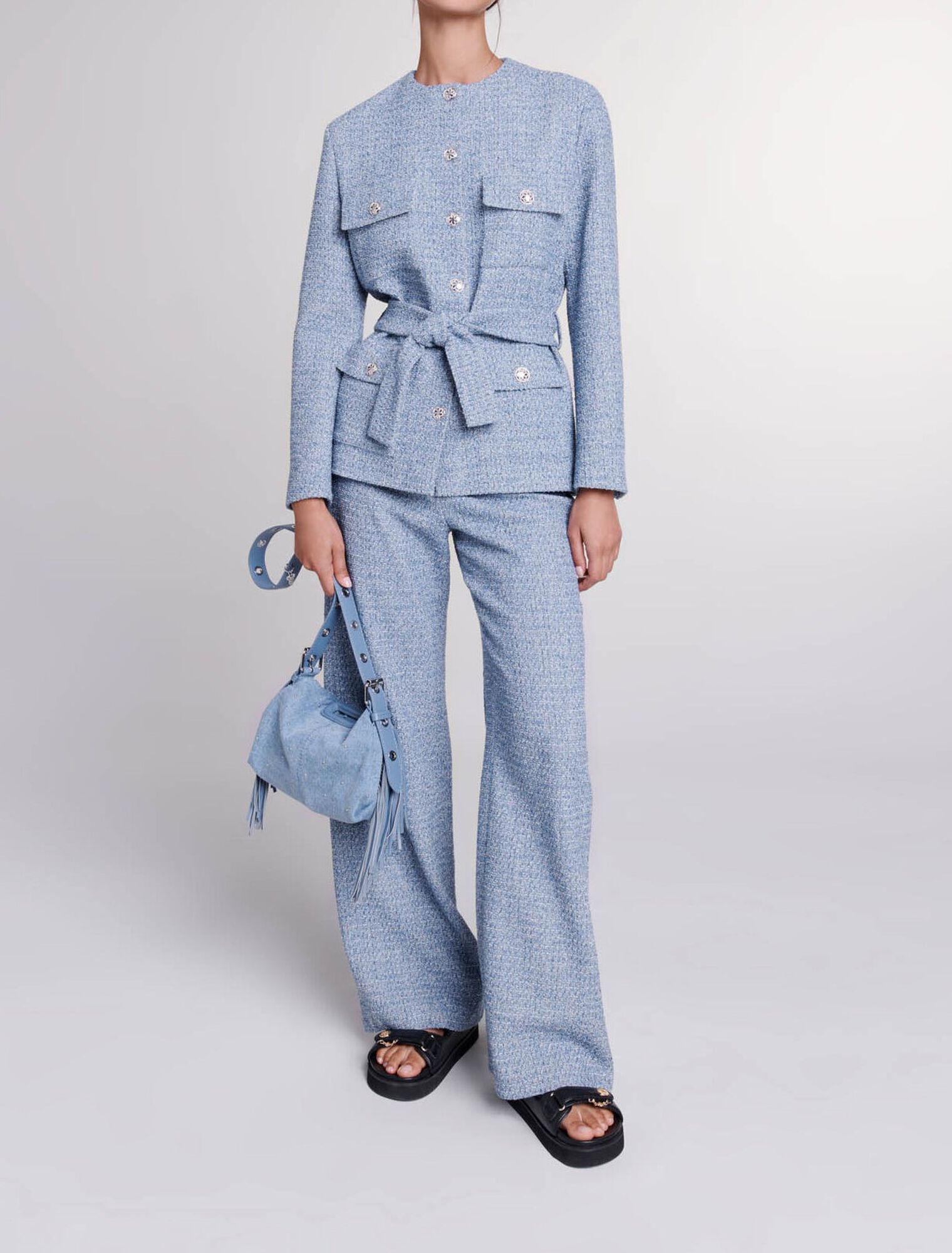 Pantaloni in tweed