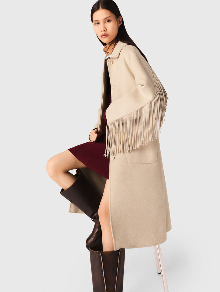 Cappotto lungo in lana