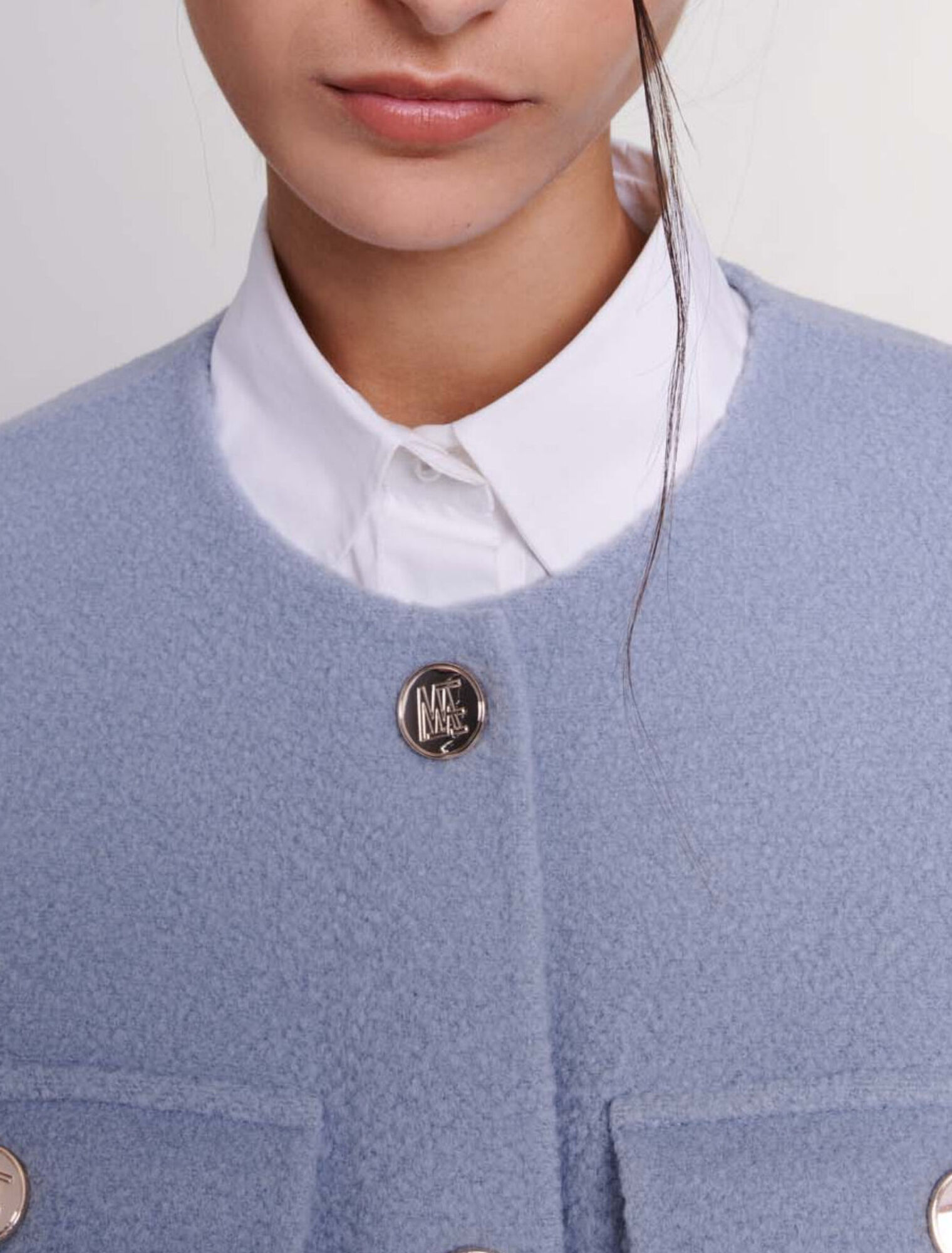 Cappotto corto con cintura