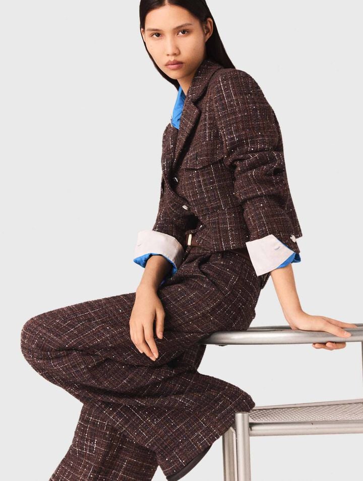 Pantaloni in tweed