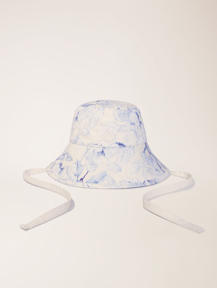 Bucket Hat lungo tema Acquerello