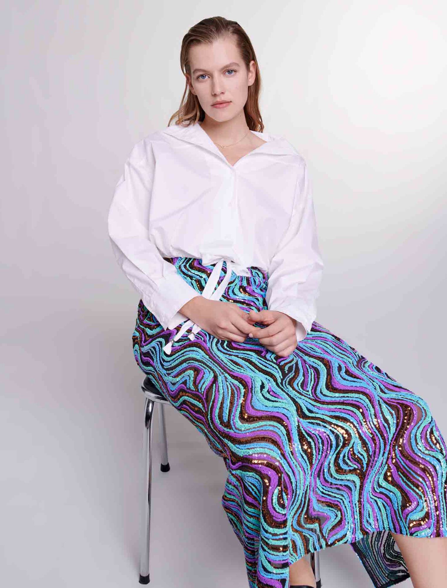 Camicia corta in cotone