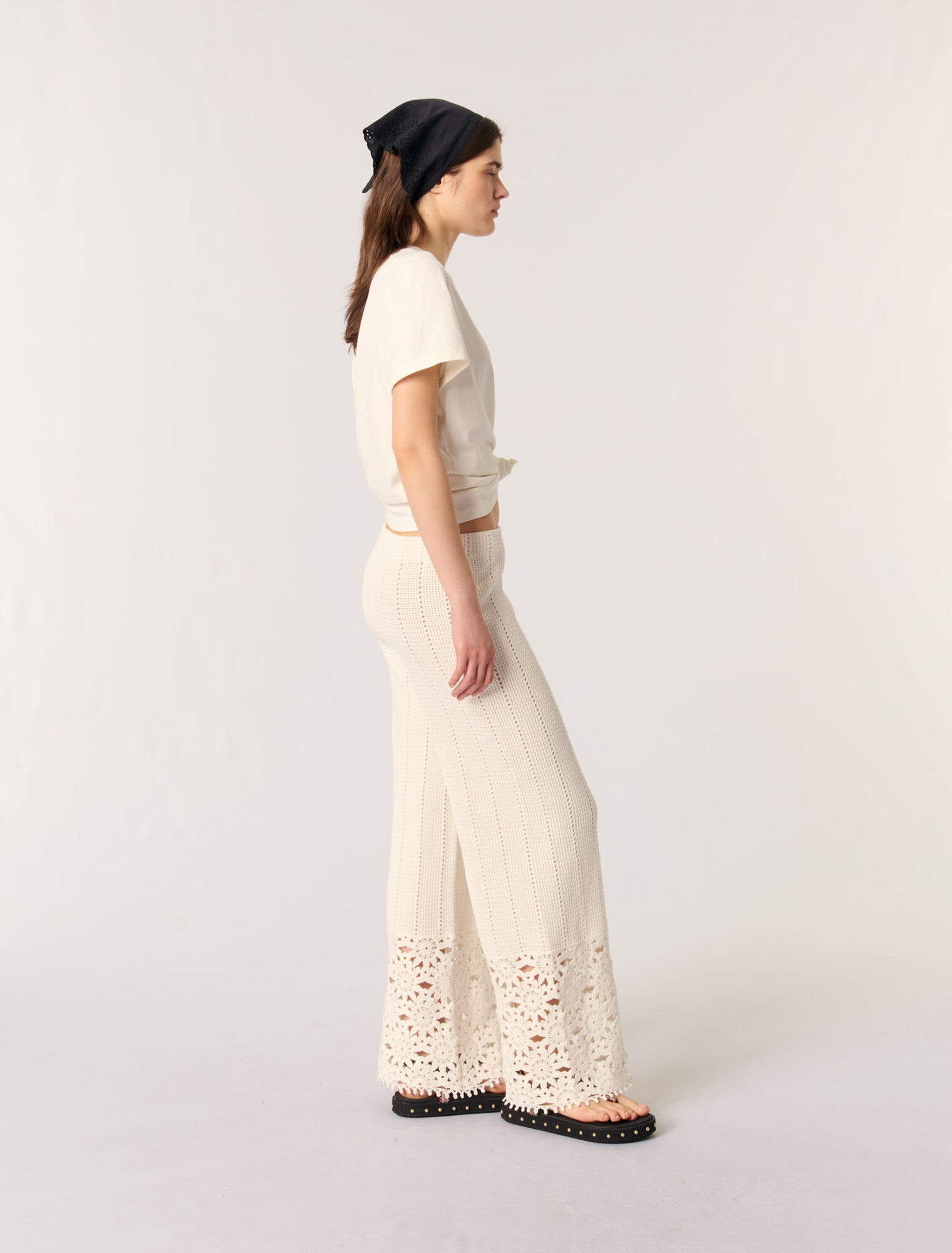 Pantaloni in crochet