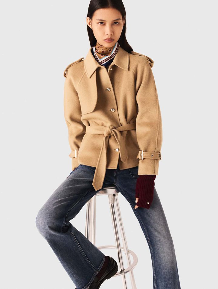 Cappotto corto double face