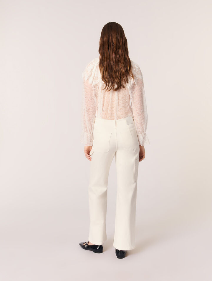 Jeans con taglio carpenter