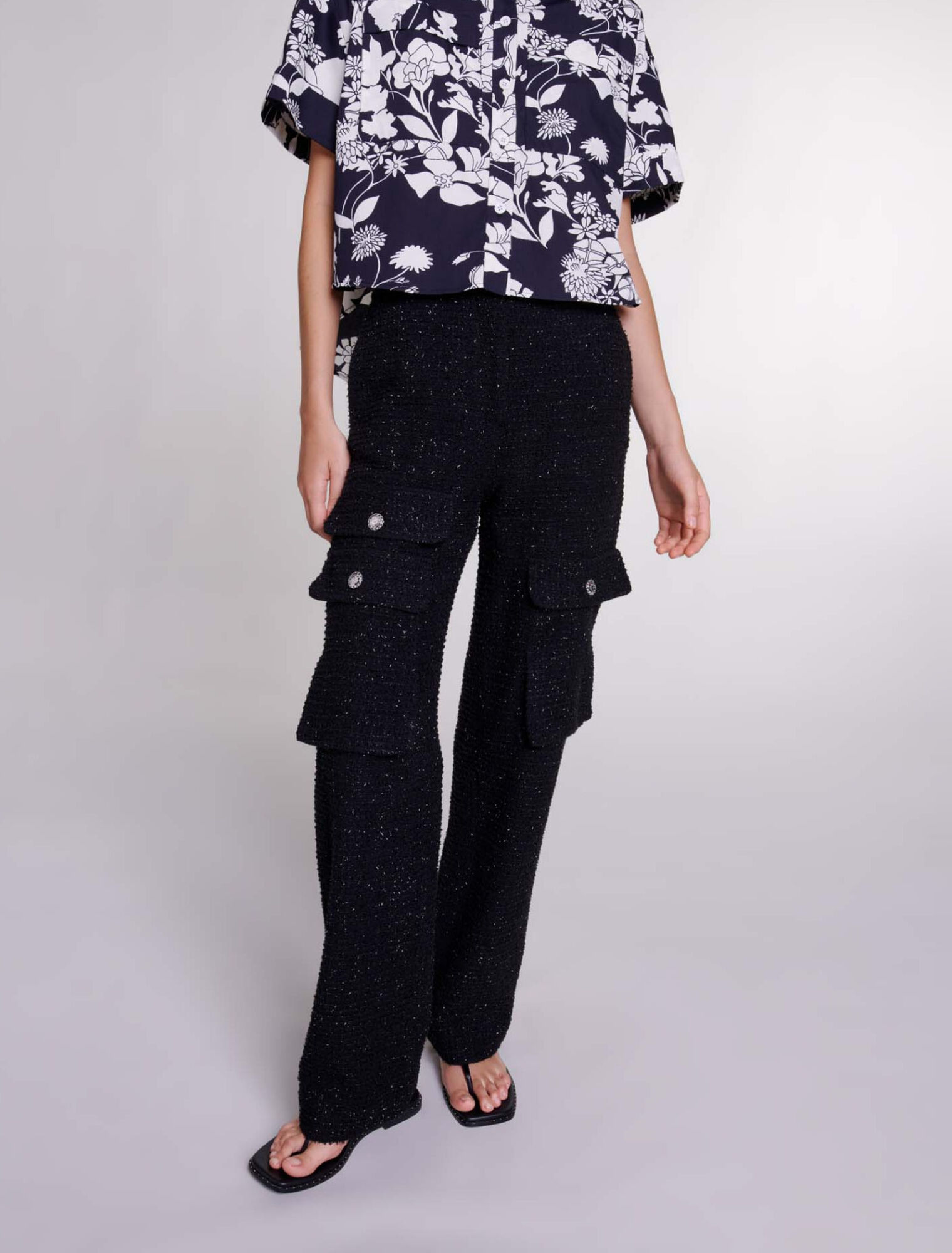 Pantaloni in tweed